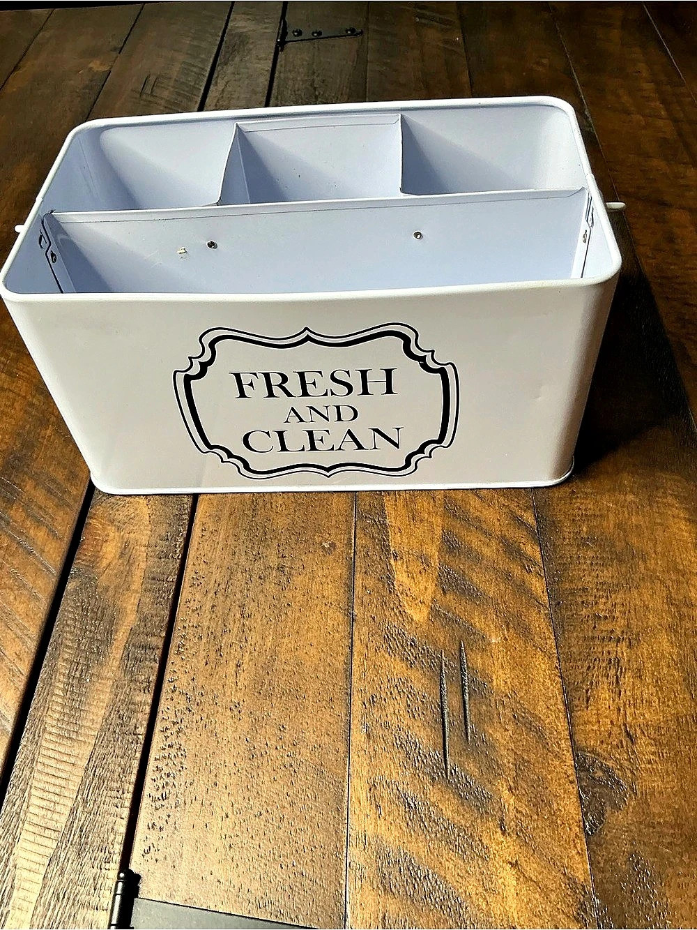 White Divided Storage Organizer